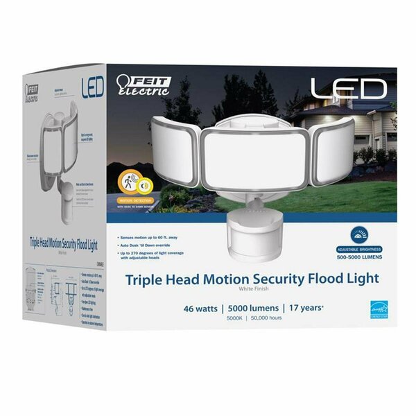 Complete Athlete Motion-Sensing Hardwired LED Security Floodlight - Bronze CO3313765